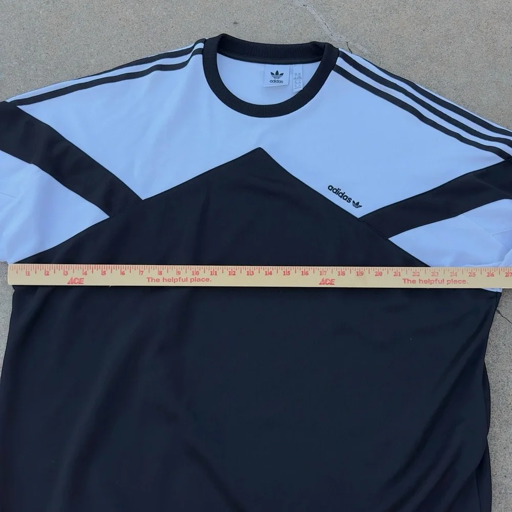 Adidas Palmerston Crew Sweatshirt Jumper Trefoil Colorblock Men's Size 2XL